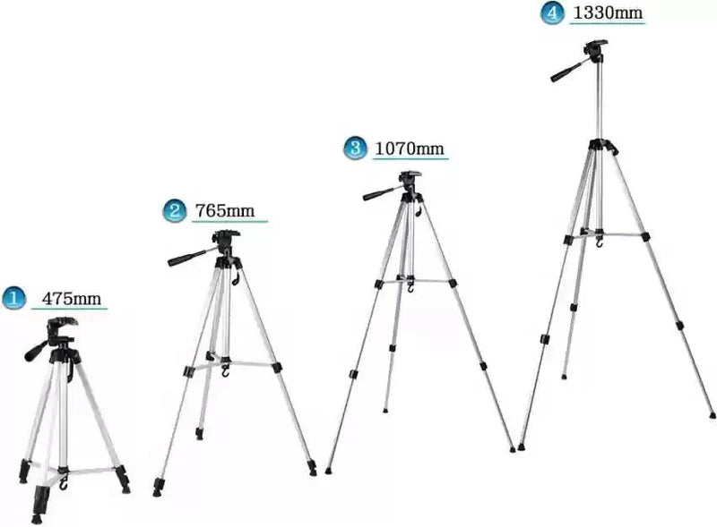 4.5Ft Professional Pro 330A Tripod Stand Aluminum Professional-Weifeng WT-330A