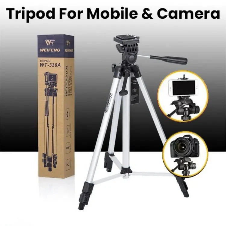 4.5Ft Professional Pro 330A Tripod Stand Aluminum Professional-Weifeng WT-330A