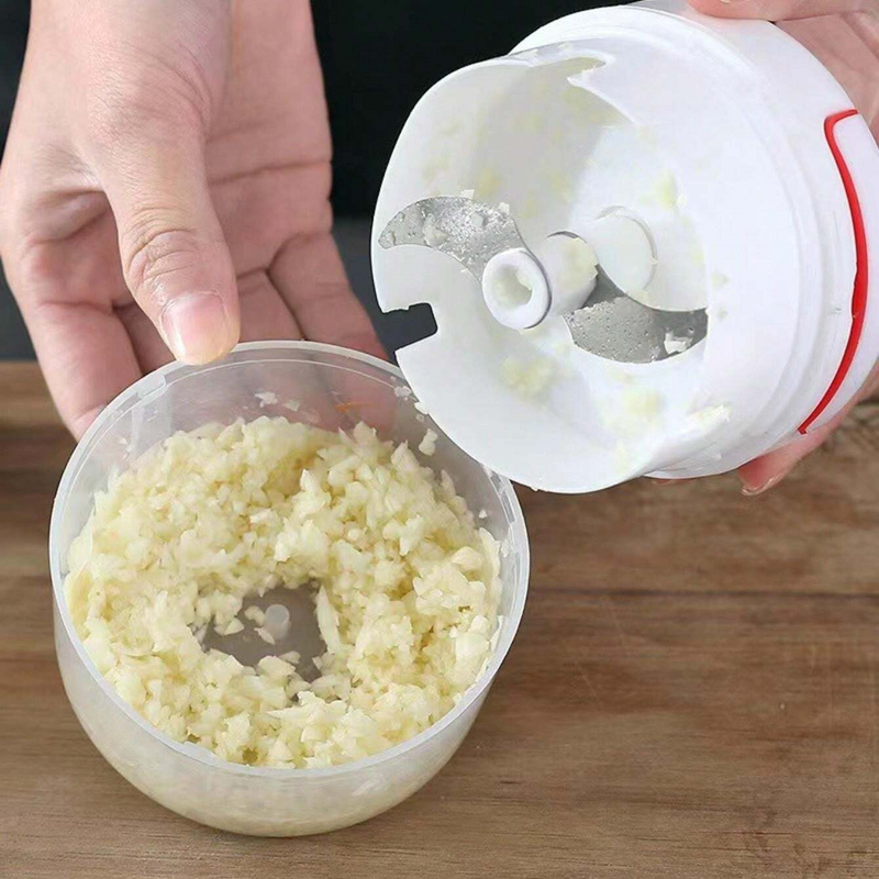 Mini 170ML Powerful Meat Grinder Hand-power Food Chopper