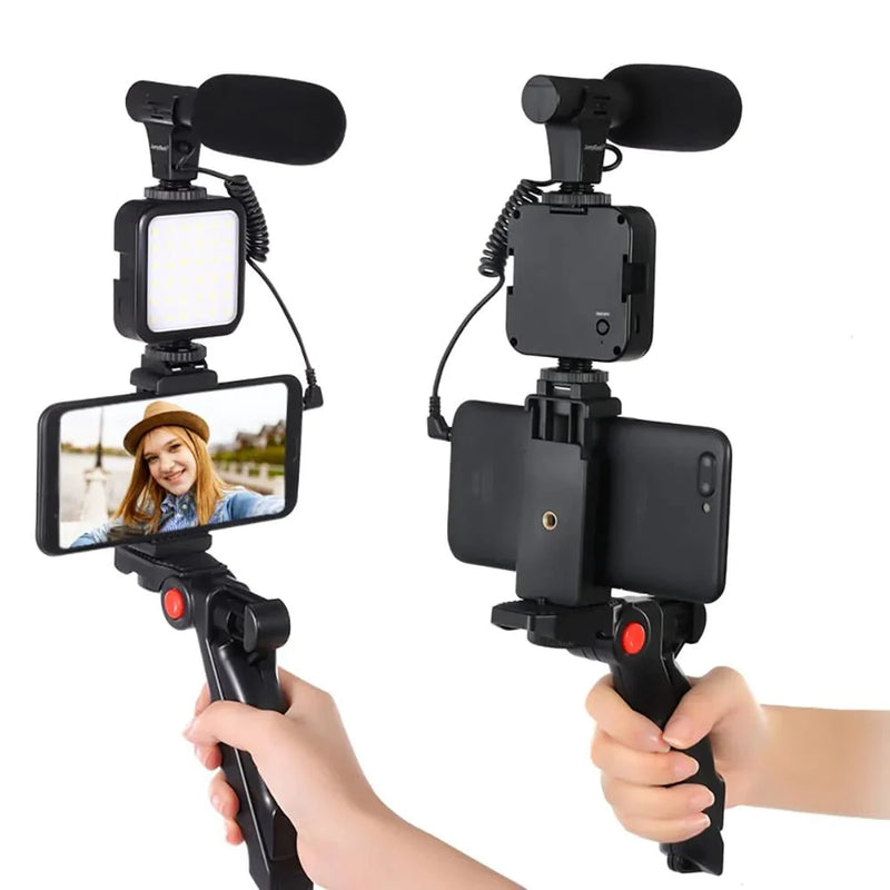 Mobile Vlogging Kit Video Making kit, with tripod stand,