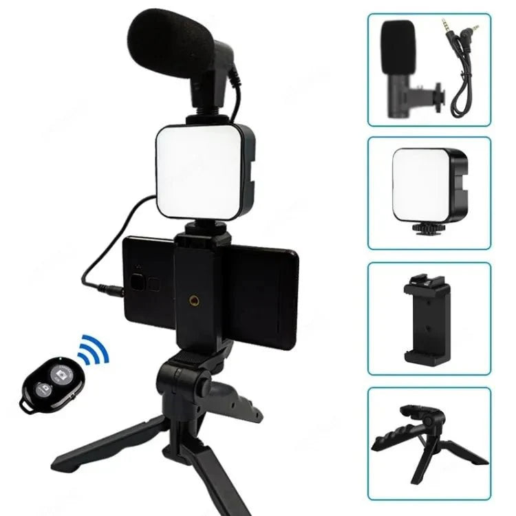 Mobile Vlogging Kit Video Making kit, with tripod stand,