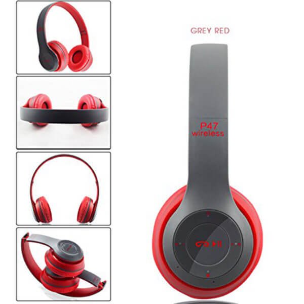 P47 Wireless headphones with Microphone Bluetooth Foldable Headset